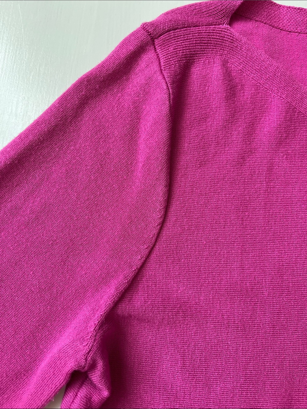 CHICO’s Fuchsia Long Sleeve Boatneck Top - Picture 3 of 4